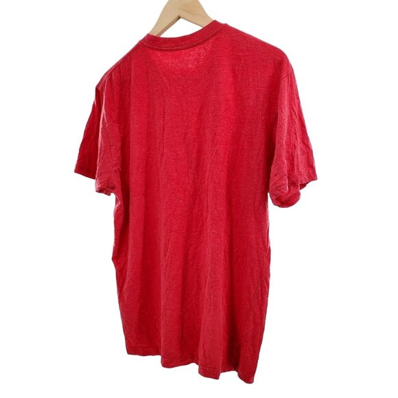 Men's Lg Flash DC Comic Shirt Lightning Bolt Fandom Official Graphic Tee Red - Picture 5 of 8